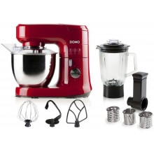 DOMO Kuchynský robot s mixérom 700W, červený DO9145KR