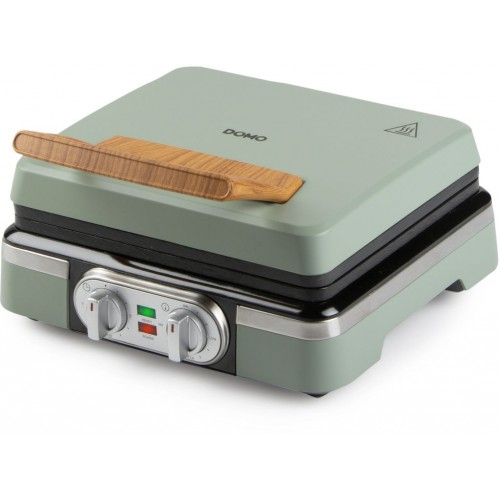 DOMO Vaflovač 4×7 s termostatom a časovačom – zelený DO9279W DOMO Vaflovač 4×7 s termostatom a časovačom – zelený DO9279W