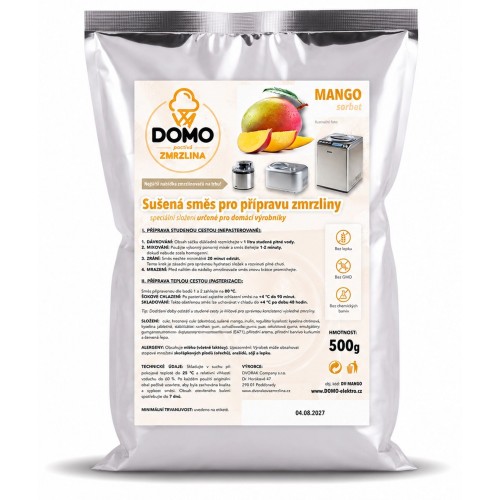 DOMO Zmes na výrobu zmrzliny s príchuťou manga - DV-MANGO DOMO Zmes na výrobu zmrzliny s príchuťou manga - DV-MANGO