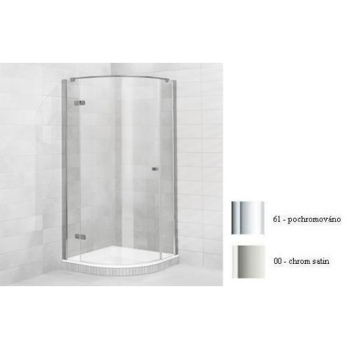 Villeroy & Boch Subway Sprchovací kút 100x190, štvrťkruh, ľavý, s 1 dverami, pochrómované Villeroy & Boch Subway Sprchovací kút 100x190, štvrťkruh, ľavý, s 1 dverami, pochrómované