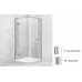 Villeroy & Boch Subway Sprchovací kút 100x190, štvrťkruh, ľavý, s 1 dverami, pochrómované