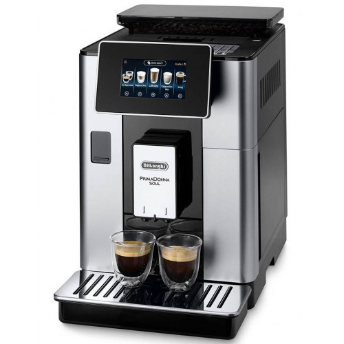 BAZÁR DeLonghi PrimaDonna soul Automatický kávovar ECAM 610.55.SB PO SERVISE!!