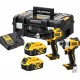 DeWALT DCK2062M2T Combo sada DCD709 + DCF809 (18V, 2 x 4,0Ah) kufor TSTAK