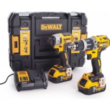 DeWALT DCK266P2 Aku. sada vrtačka DCD796 rázový uťahovák DCF887 1/4" (18V/2x5,0Ah)+TSTAK