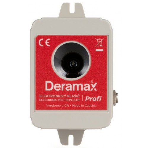 Deramax-Profi Ultrazvukový odpudzovač - plašič kún a hlodavcov 0440