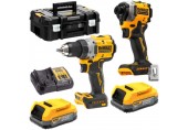 DeWALT DCK2051E2T Aku súprava náradia (DCD800+DCF850+18v/2x1,7Ah PowerStack) Tstak