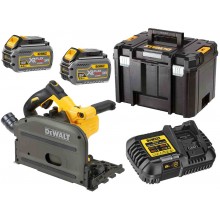 DeWALT DCS520T2 Aku ponorná kotúčová píla XR FlexVolt (165mm/54V/2x2,0Ah) Tstak