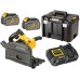 DeWALT DCS520T2 Aku ponorná kotúčová píla XR FlexVolt (165mm/54V/2x2,0Ah) Tstak
