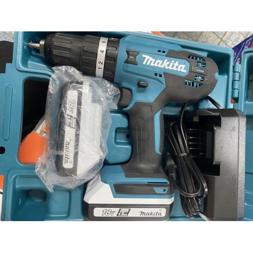 BAZÁR Makita HP488DWE Aku príklepový skrutkovač Li-ion 2x aku 18V/1,5Ah G 1X VYSKÚŠANÝ!!