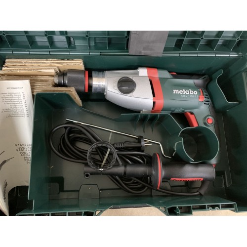 BAZÁR Metabo 600784500 SBEV 1100-2 S Príklepová vŕtačka 1100 W, MetaBOX 145 L 1X POUŽITÉ!!