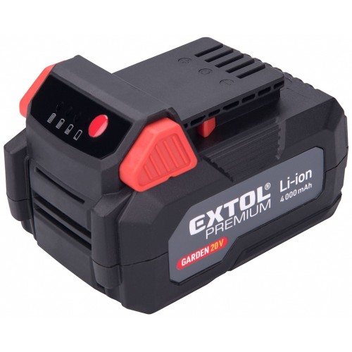 EXTOL PREMIUM batérie akumulátorová GARDEN20V, 20V Li-ion, 4000mAh 8895782