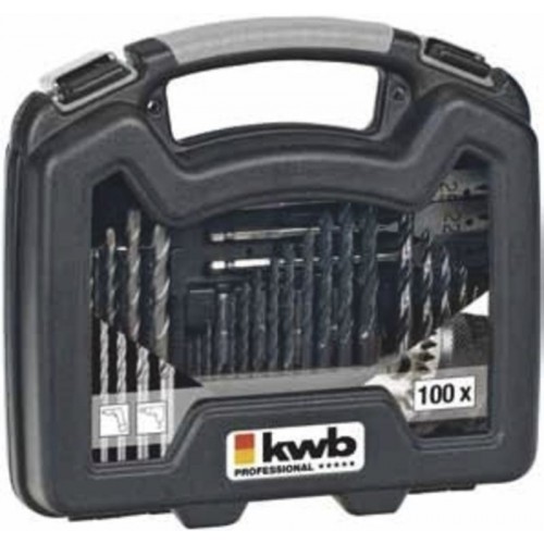 Einhell Set vrtákov a bitov KWB, 100-dielny set 109001