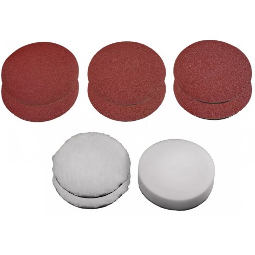 Einhell Sada na leštenie/brúsenie, 10 ks, 150 mm 2093246