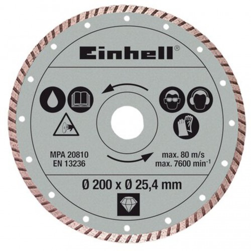 Einhell Diamantový kotúč TURBO 200x25,4 mm na dlaždice 4301175
