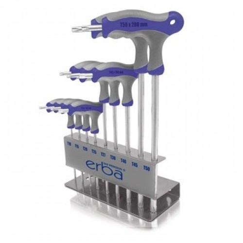 ERBA Torx kľúče 10 ks ER-46019 ERBA Torx kľúče 10 ks ER-46019