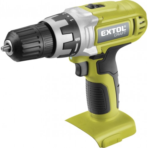 EXTOL CRAFT vŕtací skrutkovač aku,14,4 V NiCd (2x),1300mAh,bez batérie a nabíjačky 402315T