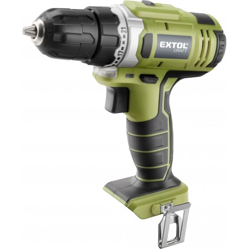 EXTOL CRAFT vŕtací skrutkovač aku, 12V Li-ion, 1300mAh, bez batérie a nabíjačky 402400T