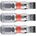FORTUM-KITO hrot plochý sada 3ks, 5x25mm, S2 4741105
