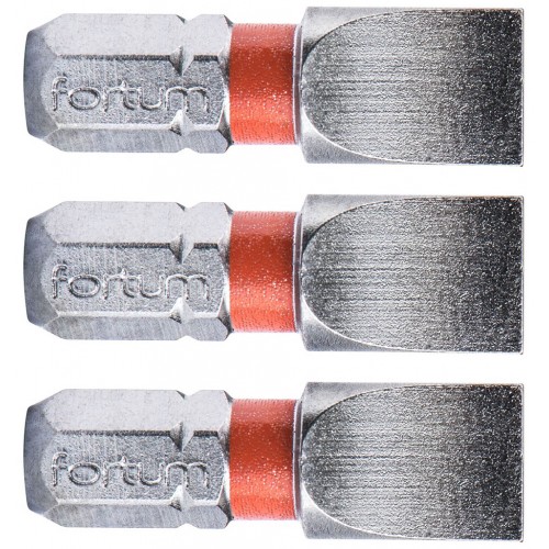 FORTUM-KITO hrot plochý sada 3ks, 8x25mm, S2 4741108 FORTUM-KITO hrot plochý sada 3ks, 8x25mm, S2 4741108