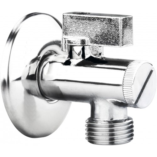 BALLETTO ventil rohový s filtrom a kovovou pákou, 1/2"-1/2" 81153 BALLETTO ventil rohový s filtrom a kovovou pákou, 1/2"-1/2" 81153