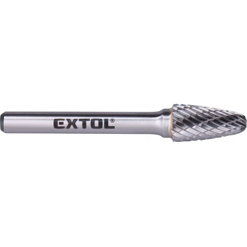 EXTOL INDUSTRIAL fréza karbidová, okrúhly oblúk, pr.10x20mm / stopka 6mm 8703754
