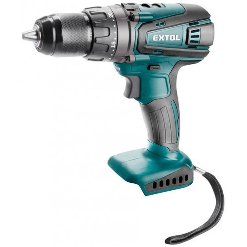 EXTOL INDUSTRIAL Vŕtacie aku skrutkovač s príklepom, 18V bez batérií a nabíjačky 8791116