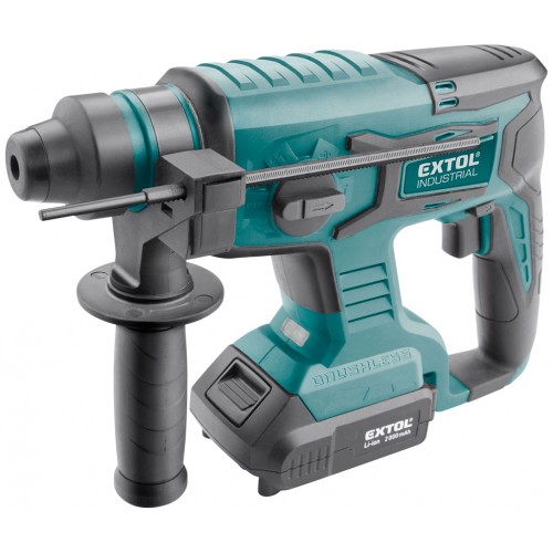 EXTOL INDUSTRIAL kladivo vŕtacie aku SHARE20V, 1,7J, SDS plus,BRUSHLESS,20V Li-ion 8791818