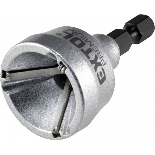 EXTOL PREMIUM odhrotovač do vŕtačky HSS, pre priemery 3-19mm 8801180