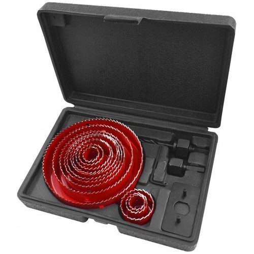 EXTOL PREMIUM vrtáky vykružovacia korunkové, 13průměrů 19-127mm 8801605