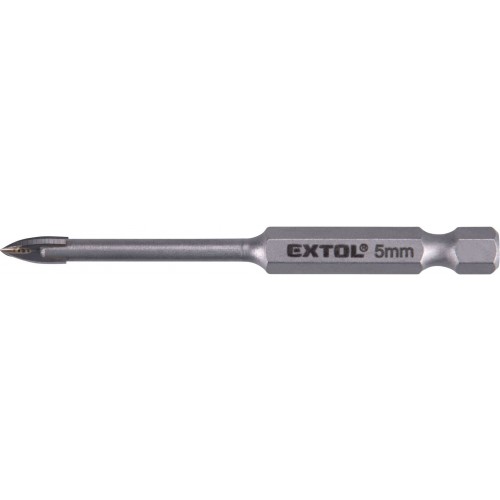 EXTOL PREMIUM vrták na sklo a keramiku karbidový, 5mm 8801885