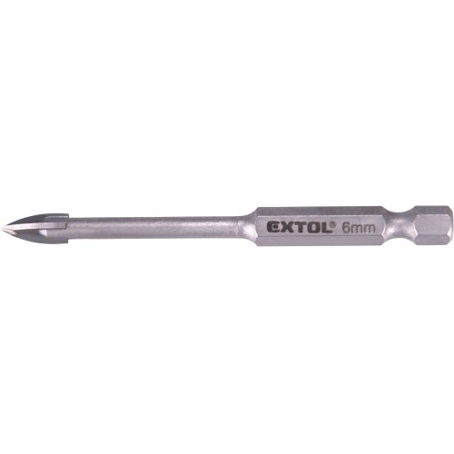 EXTOL PREMIUM vrták na sklo a keramiku karbidový, 6mm 8801886 EXTOL PREMIUM vrták na sklo a keramiku karbidový, 6mm 8801886