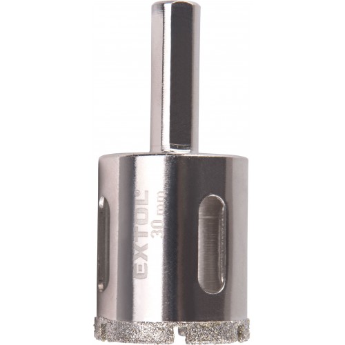 EXTOL PREMIUM korunka vykružovacia diamantová na sklo a keramiku, 30mm 8801987