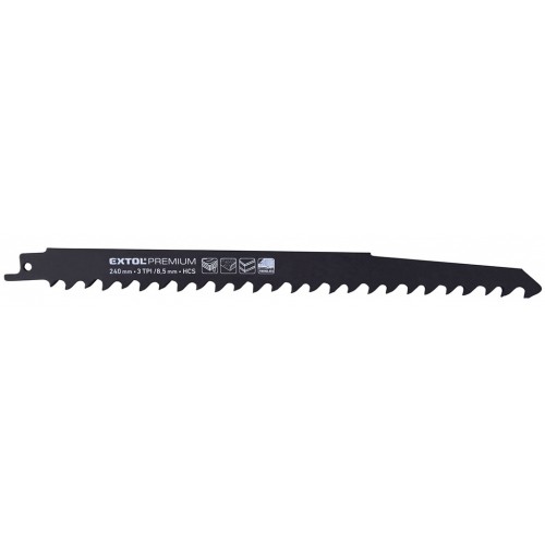 EXTOL PREMIUM plátky do chvostových 3ks, 240x19x1,5mm, HCS 8806100