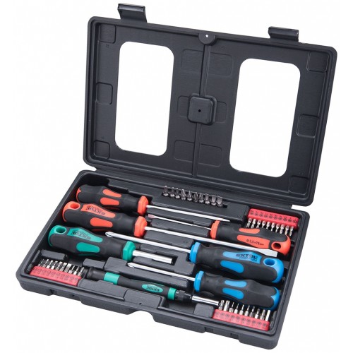 EXTOL PREMIUM skrutkovače a hrotmi sada 47ks, 1/4 "hrotmi a 4mm mini hrotmi, CrV 8819258 EXTOL PREMIUM skrutkovače a hrotmi sada 47ks, 1/4 "hrotmi a 4mm mini hrotmi, CrV 8819258