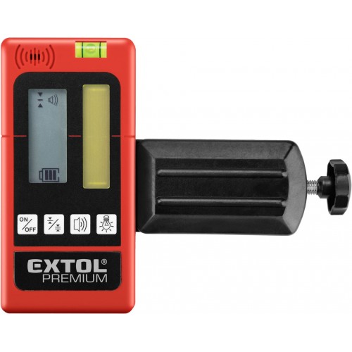 EXTOL PREMIUM prijímač-detektor laser. lúča, červeného aj zeleného 8823390