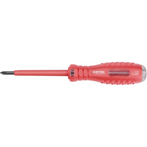 EXTOL PREMIUM skúšačka napätia 110-250V, PH1 (+), 160mm 8831204 EXTOL PREMIUM skúšačka napätia 110-250V, PH1 (+), 160mm 8831204