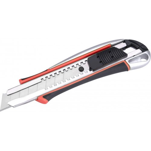 EXTOL PREMIUM Nôž olamovací kovový s výstuhou, 18mm Auto-lock 8855024 EXTOL PREMIUM Nôž olamovací kovový s výstuhou, 18mm Auto-lock 8855024