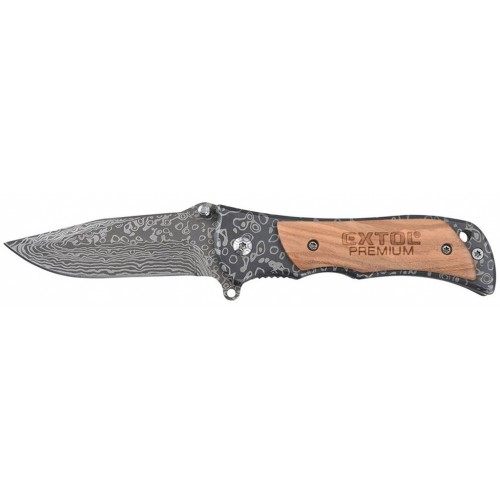 EXTOL PREMIUM nôž zatvárací, nerez, 160 / 90mm 8855121