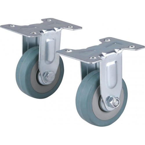 EXTOL PREMIUM kolieska pevná s obručou zo šedej gumy, sada 2ks, priemer 50mm 8856024 EXTOL PREMIUM kolieska pevná s obručou zo šedej gumy, sada 2ks, priemer 50mm 8856024