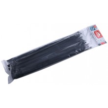 EXTOL PREMIUM pásky sťahovacie na káble EXTRA, čierne, 370x7,6mm, 50ks, nylon PA66 8856238