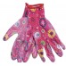 EXTOL LADY záhradné nylonové rukavice polomáčané, veľkosť 7 "8856669