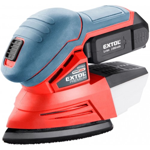 EXTOL PREMIUM brúska vibračná delta aku SHARE20V, 20V Li-ion, 2000mAh 8891844 EXTOL PREMIUM brúska vibračná delta aku SHARE20V, 20V Li-ion, 2000mAh 8891844