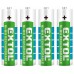 EXTOL ENERGY batérie nabíjacie, 4ks, AA (HR6), 1,2V, 2400mAh, NiMh 42061