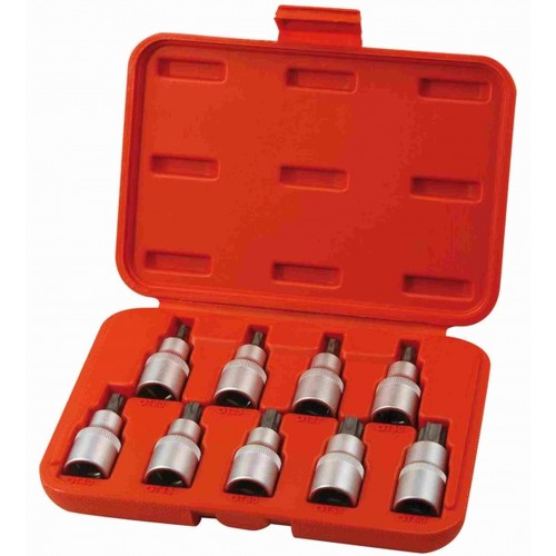EXTOL PREMIUM hlavice zástrčné TORX, sada 9ks, 1/2 "X55M 8818124 EXTOL PREMIUM hlavice zástrčné TORX, sada 9ks, 1/2 "X55M 8818124