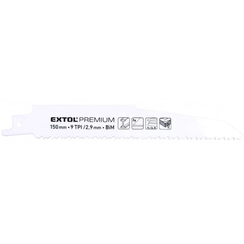 EXTOL PREMIUM plátky do chvostových 3ks, 150x22x1,6mm, Bi-metal 8806203