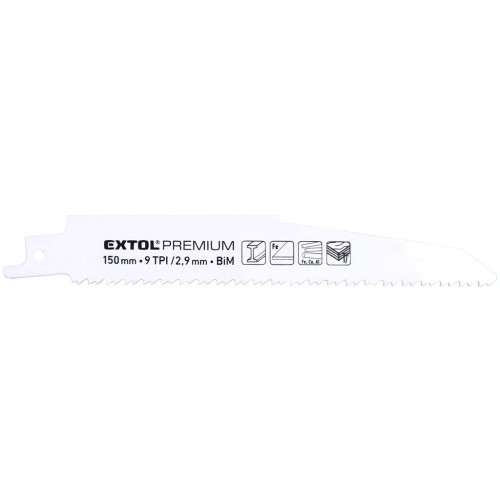 EXTOL PREMIUM plátky do chvostových 3ks, 150x22x1,6mm, Bi-metal 8806203 EXTOL PREMIUM plátky do chvostových 3ks, 150x22x1,6mm, Bi-metal 8806203