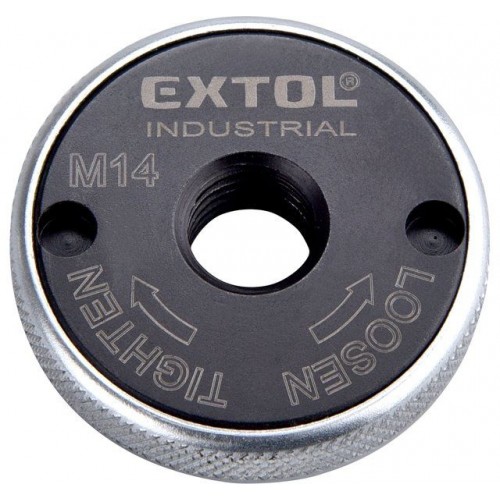 EXTOL INDUSTRIAL matica rýchloupínacia pre uhlové brúsky, click-nut, M14, 8798050