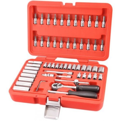 EXTOL PREMIUM hlavice nástrčné, sada 57ks, CrV, 1/4 "8818101 EXTOL PREMIUM hlavice nástrčné, sada 57ks, CrV, 1/4 "8818101