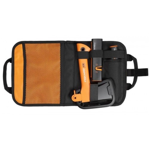 Fiskars Kempingová sada sekera, nôž, ostřič 1025441