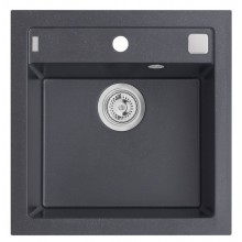 ALVEUS FORMIC 20 kuchynský drez granitový, 520 x 510 mm, čierna